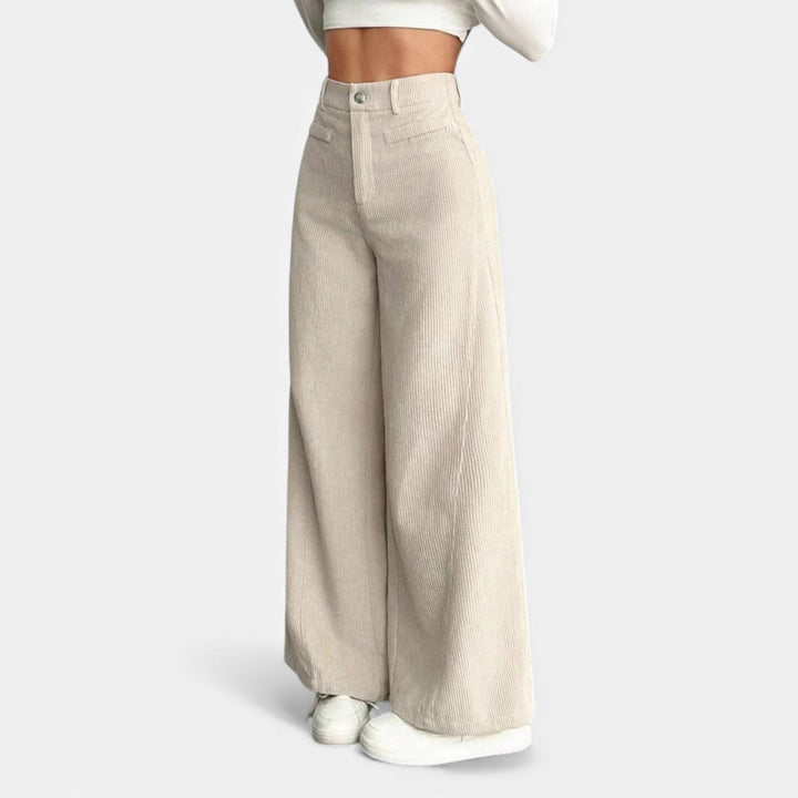 Valantomode | Women’s Wide-Leg Linen Trousers – Linen-Woven Authority & Estate Flow