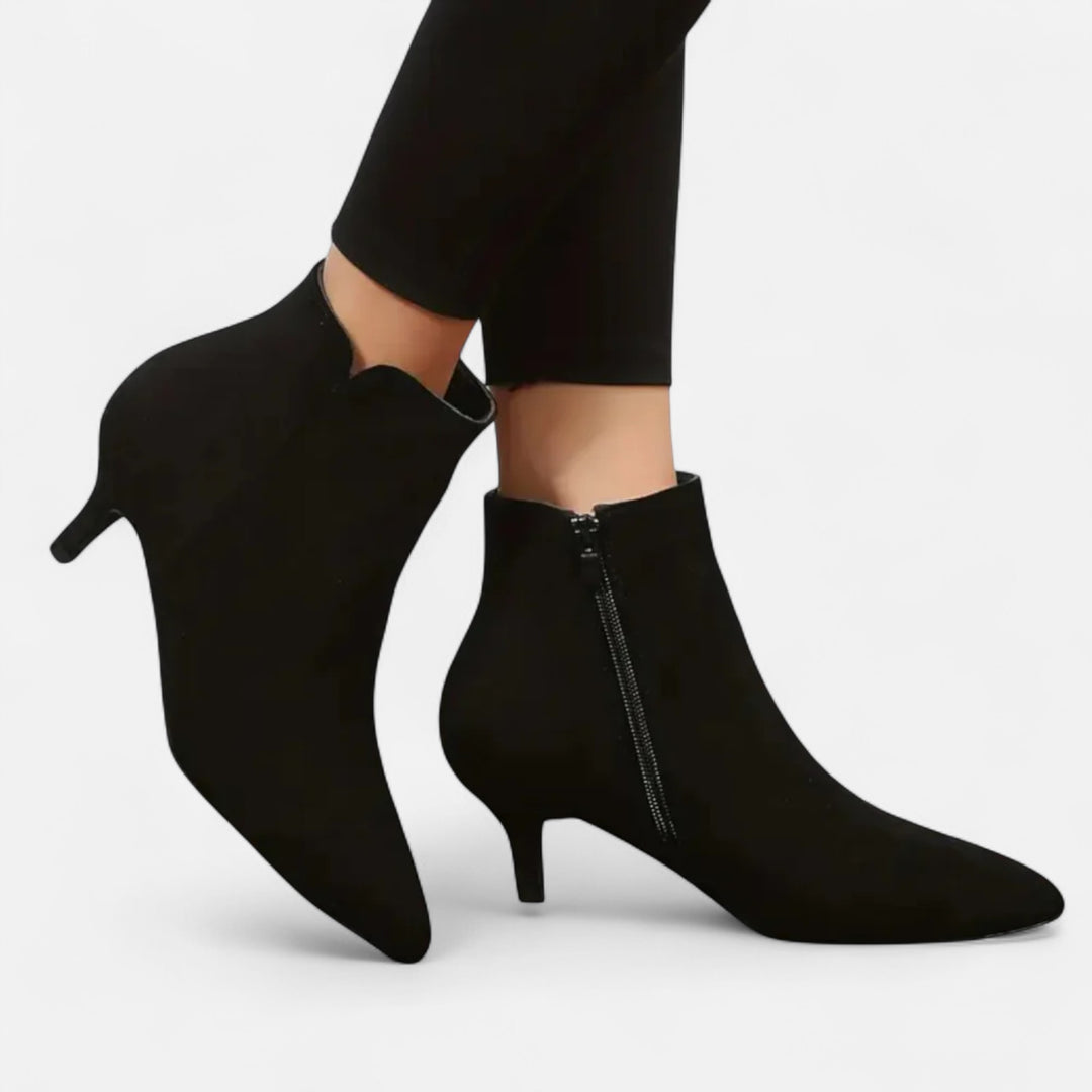 Valantomode | Women’s High-Heel Side-Zip Boots