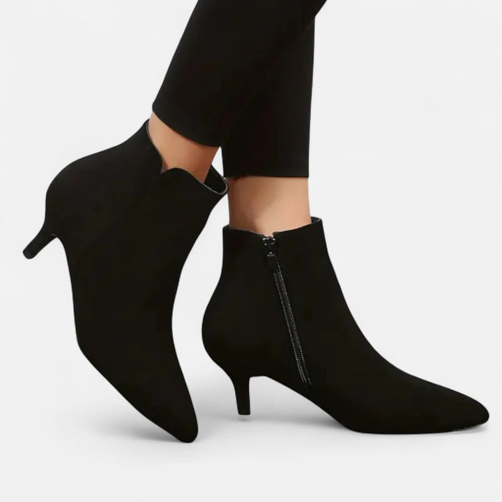 Valantomode | Women’s High-Heel Side-Zip Boots