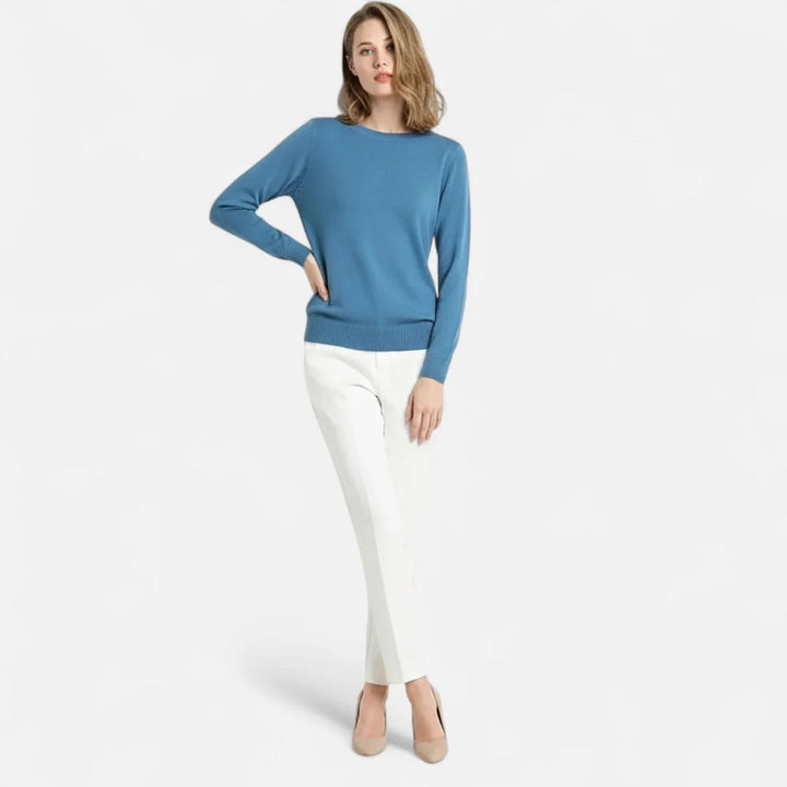 Valantomode | Women’s Merino Wool Sweater – Timeless Elegance for Everyday