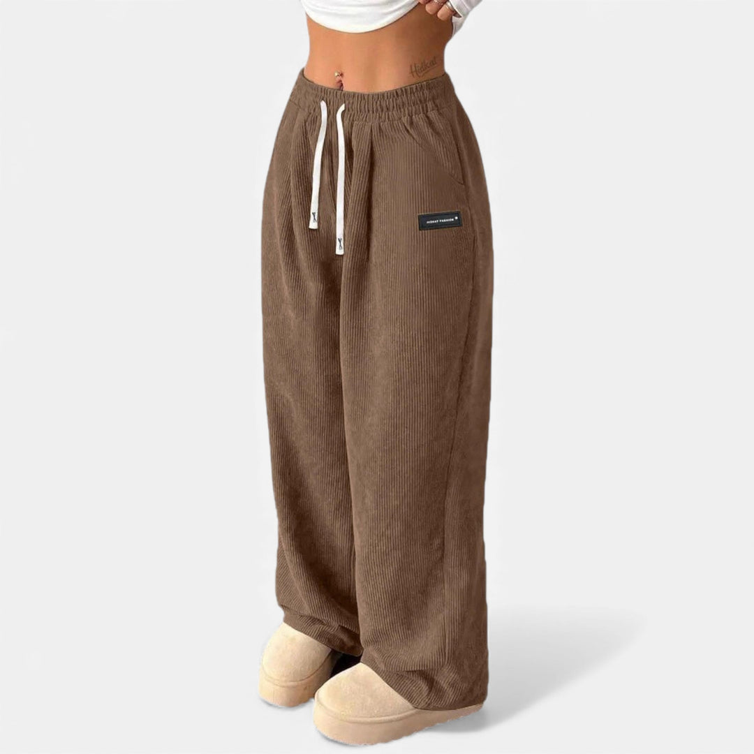 Valantomode | Women’s Drawstring Wide‑Leg Trousers – Fluid Sovereignty & Architectural Ease