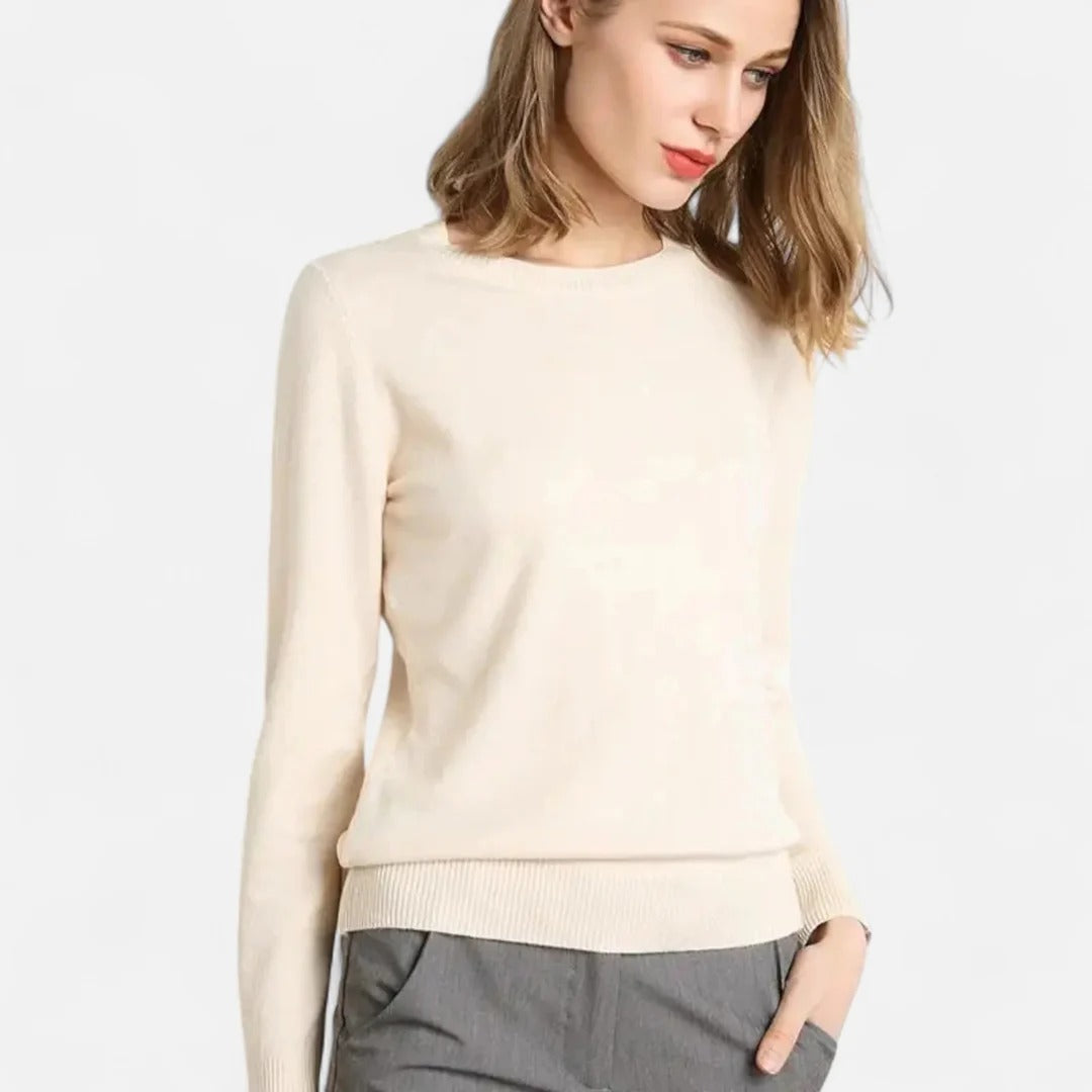 Valantomode | Women’s Merino Wool Sweater – Timeless Elegance for Everyday