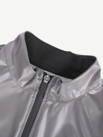Valantomode | Front Zipper Long Sleeve Shaping Sauna Suit