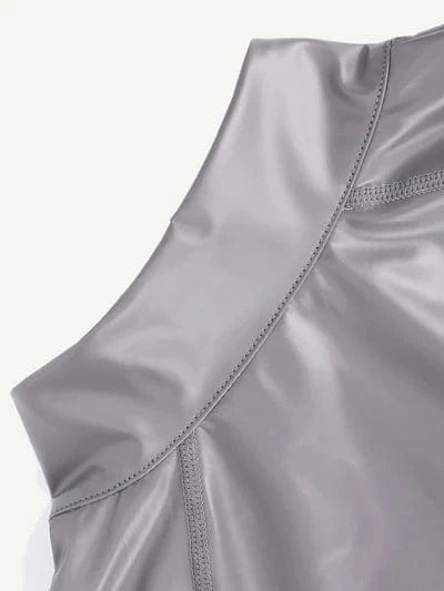 Valantomode | Front Zipper Long Sleeve Shaping Sauna Suit