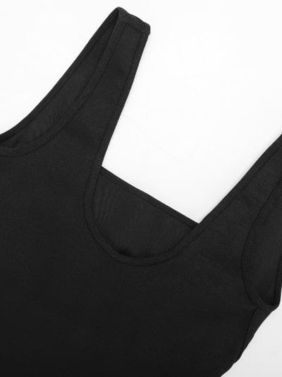Valantomode | Flared Jumpsuit with Low Back and Tummy Control