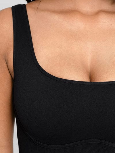 Valantomode | Flared Jumpsuit with Low Back and Tummy Control