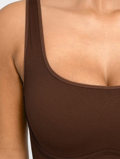 Valantomode | Flared Jumpsuit with Low Back and Tummy Control