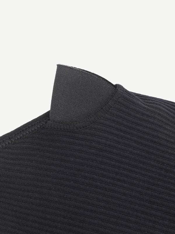 Valantomode | Ribbed Plus Size Bodycon Jumpsuit Shaper with Removable Padding