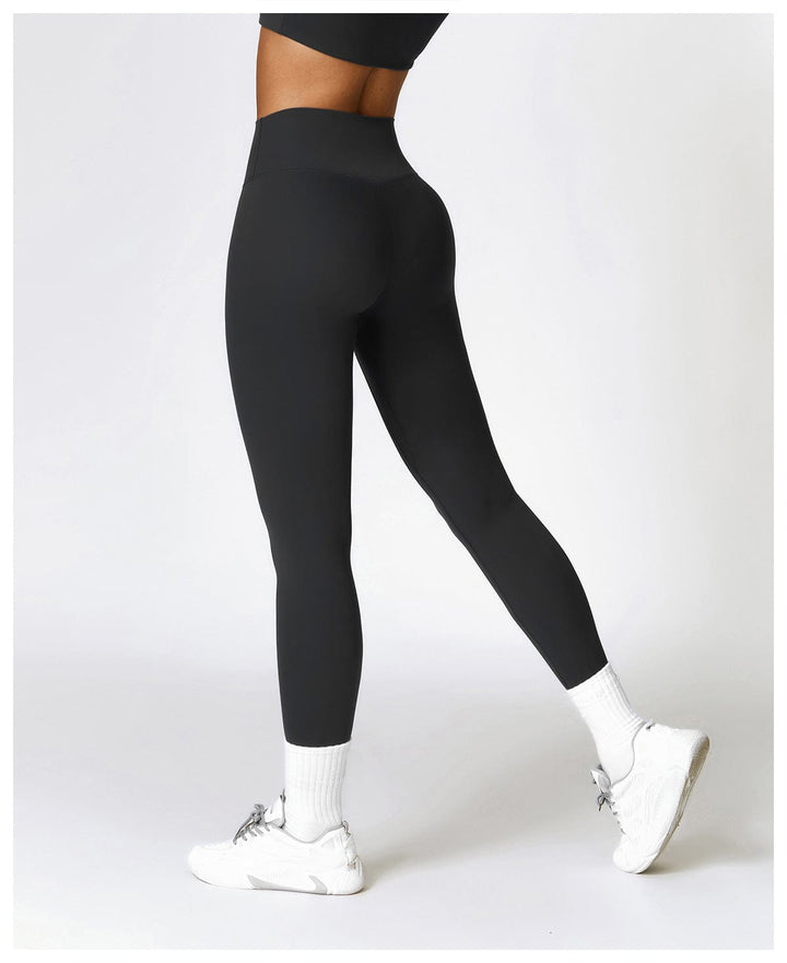 Valantomode | High-Waisted Hip-Enhancing Activewear Leggings for Gym and Sports