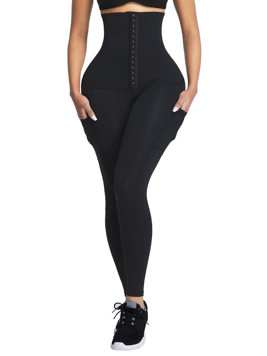 Valantomode | High-Waisted Tummy Control Shaping Leggings