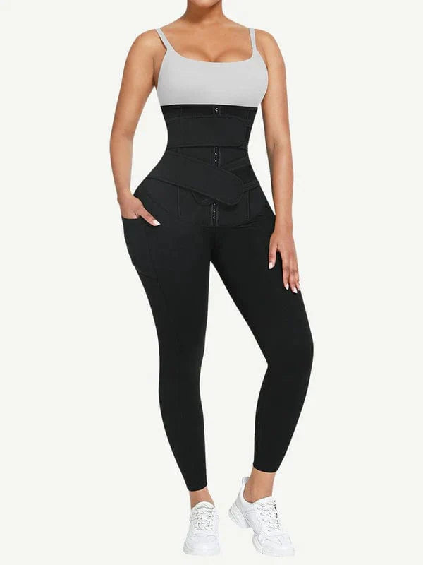 Valantomode | High-Waisted Tummy Control Shaping Leggings
