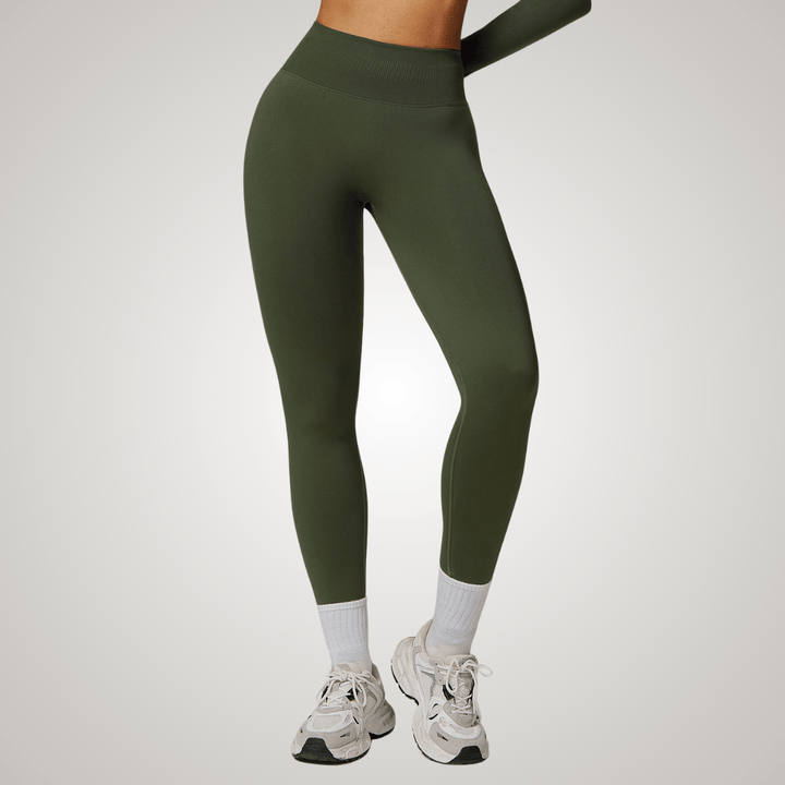 Valantomode | Seamless High-Waisted Yoga Leggings for Women - Bum-Lifting, Tummy Control, Perfect for Workouts & Gym