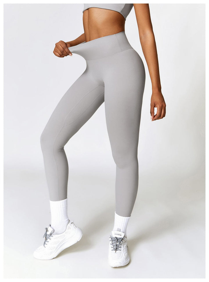 Valantomode | High-Waisted Hip-Enhancing Activewear Leggings for Gym and Sports
