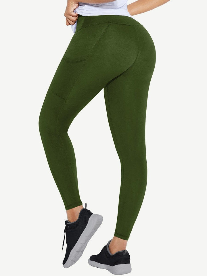 Valantomode | High-Waisted Tummy Control Shaping Leggings