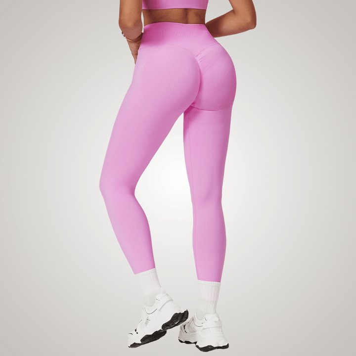 Valantomode | Seamless High-Waisted Yoga Leggings for Women - Bum-Lifting, Tummy Control, Perfect for Workouts & Gym
