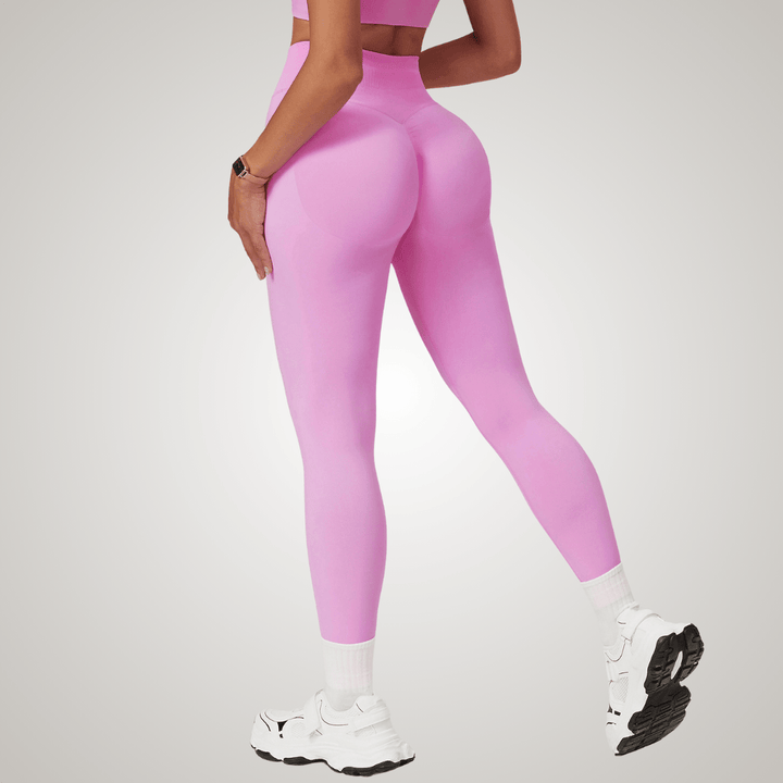 Valantomode | Seamless High-Waisted Yoga Leggings for Women - Bum-Lifting, Tummy Control, Perfect for Workouts & Gym