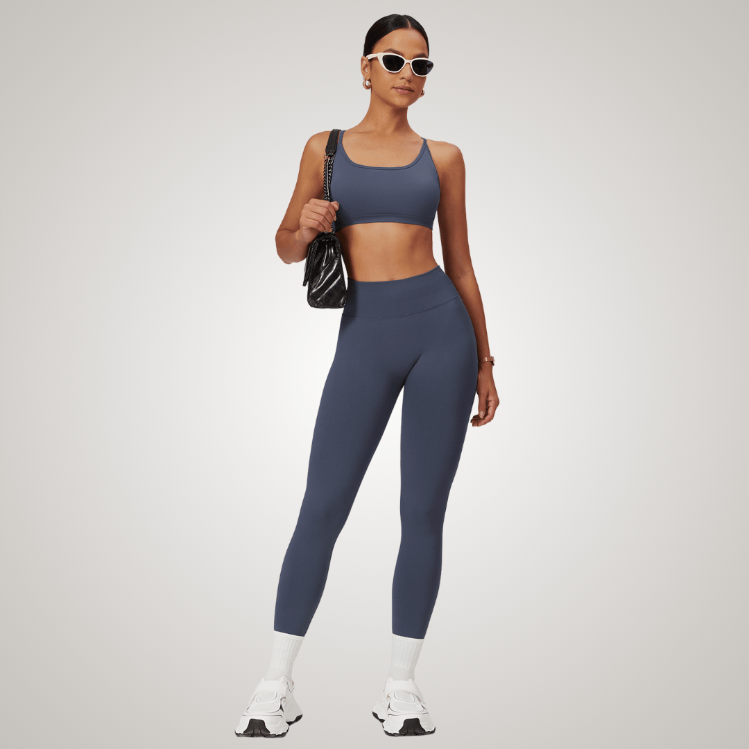Valantomode | Seamless High-Waisted Yoga Leggings for Women - Bum-Lifting, Tummy Control, Perfect for Workouts & Gym