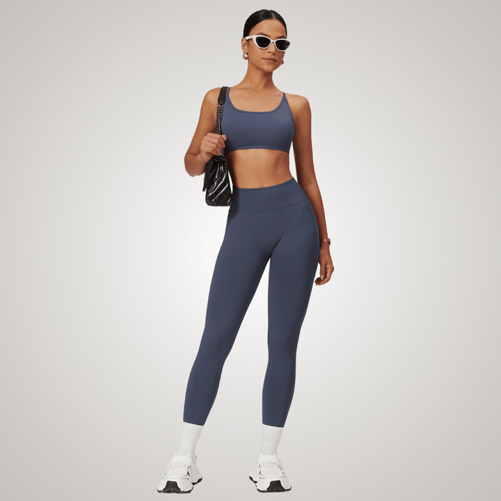 Valantomode | Seamless High-Waisted Yoga Leggings for Women - Bum-Lifting, Tummy Control, Perfect for Workouts & Gym