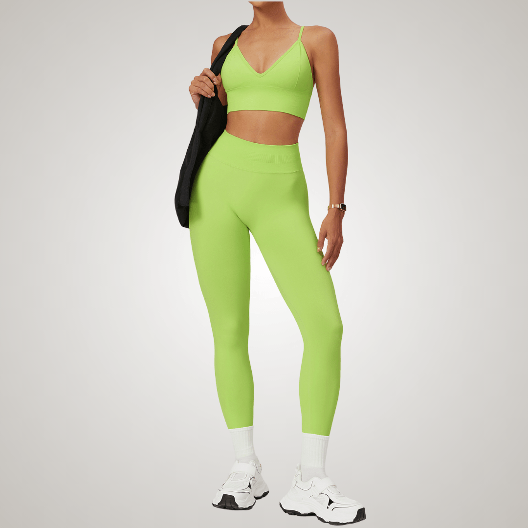 Valantomode | Seamless High-Waisted Yoga Leggings for Women - Bum-Lifting, Tummy Control, Perfect for Workouts & Gym
