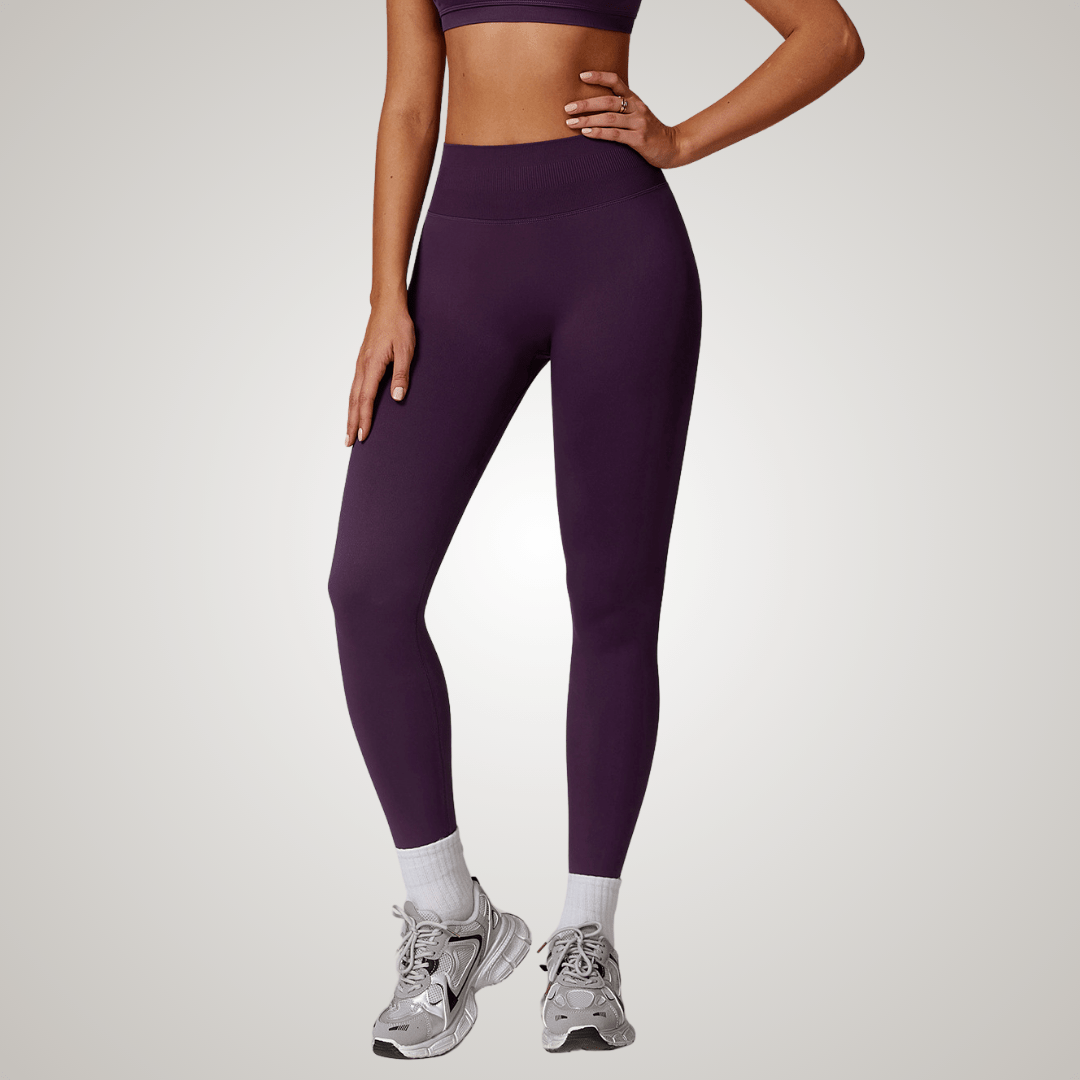 Valantomode | Seamless High-Waisted Yoga Leggings for Women - Bum-Lifting, Tummy Control, Perfect for Workouts & Gym