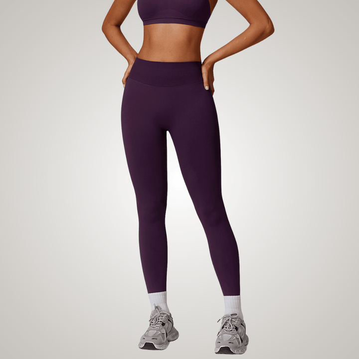 Valantomode | Seamless High-Waisted Yoga Leggings for Women - Bum-Lifting, Tummy Control, Perfect for Workouts & Gym
