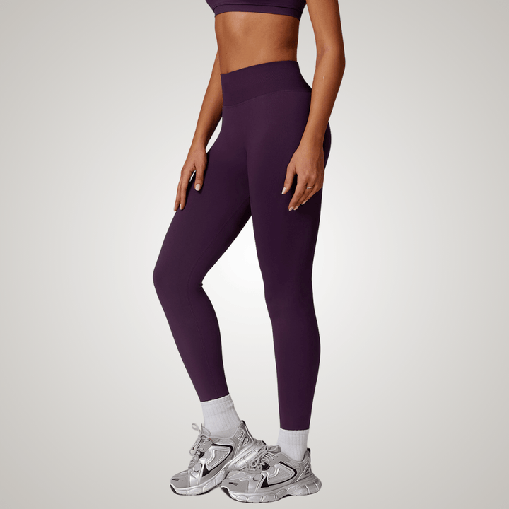 Valantomode | Seamless High-Waisted Yoga Leggings for Women - Bum-Lifting, Tummy Control, Perfect for Workouts & Gym