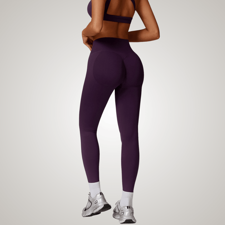 Valantomode | Seamless High-Waisted Yoga Leggings for Women - Bum-Lifting, Tummy Control, Perfect for Workouts & Gym