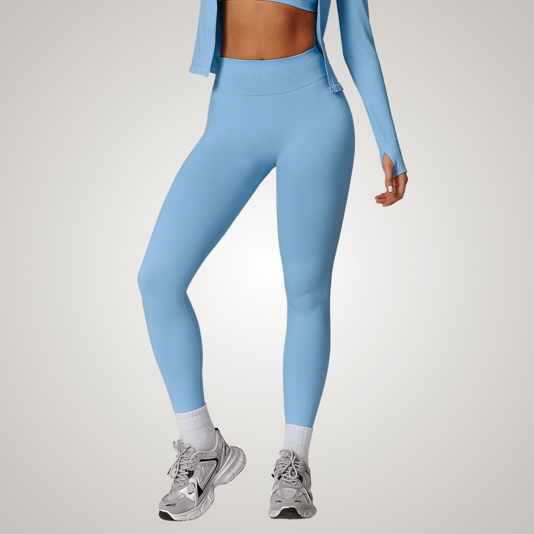 Valantomode | Seamless High-Waisted Yoga Leggings for Women - Bum-Lifting, Tummy Control, Perfect for Workouts & Gym