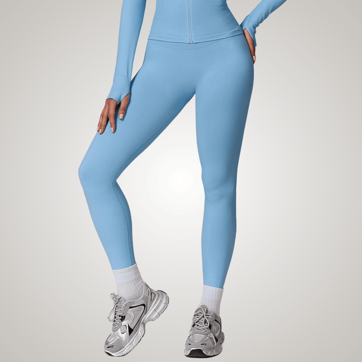 Valantomode | Seamless High-Waisted Yoga Leggings for Women - Bum-Lifting, Tummy Control, Perfect for Workouts & Gym