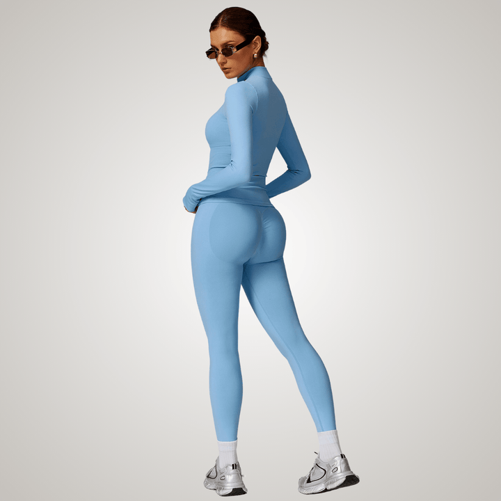 Valantomode | Seamless High-Waisted Yoga Leggings for Women - Bum-Lifting, Tummy Control, Perfect for Workouts & Gym