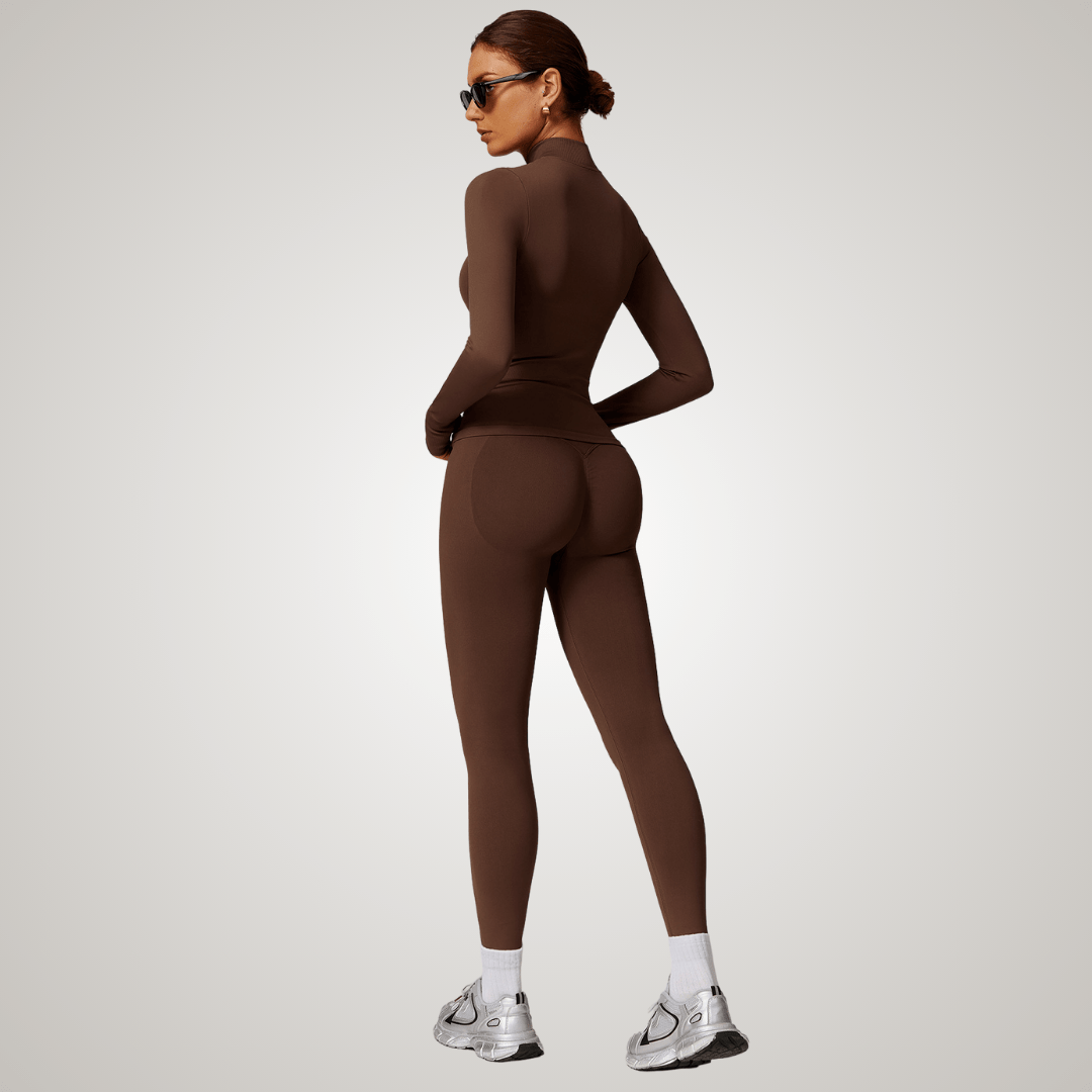 Valantomode | Seamless High-Waisted Yoga Leggings for Women - Bum-Lifting, Tummy Control, Perfect for Workouts & Gym