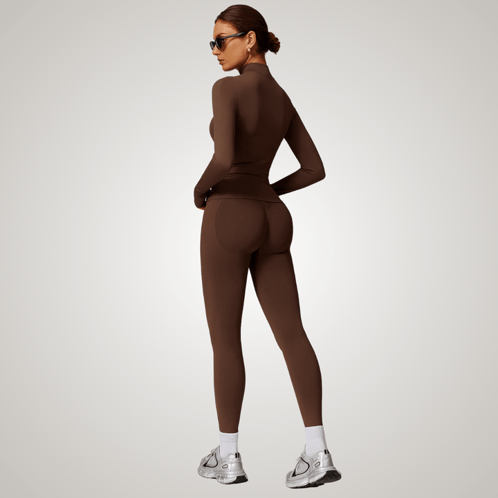 Valantomode | Seamless High-Waisted Yoga Leggings for Women - Bum-Lifting, Tummy Control, Perfect for Workouts & Gym