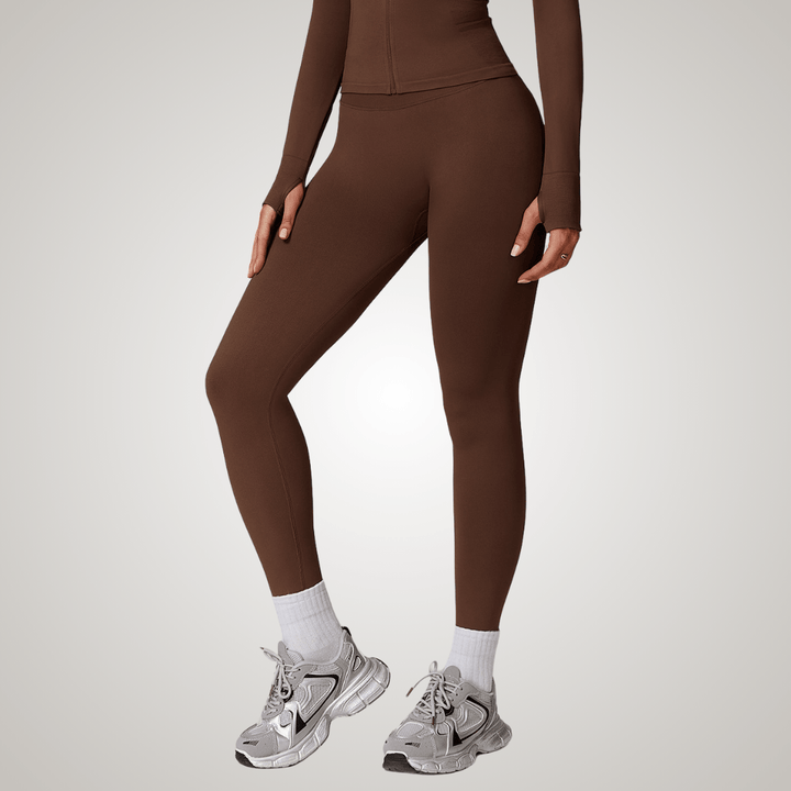 Valantomode | Seamless High-Waisted Yoga Leggings for Women - Bum-Lifting, Tummy Control, Perfect for Workouts & Gym