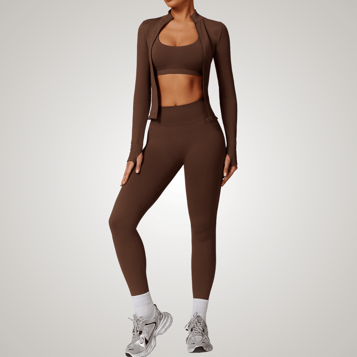 Valantomode | Seamless High-Waisted Yoga Leggings for Women - Bum-Lifting, Tummy Control, Perfect for Workouts & Gym