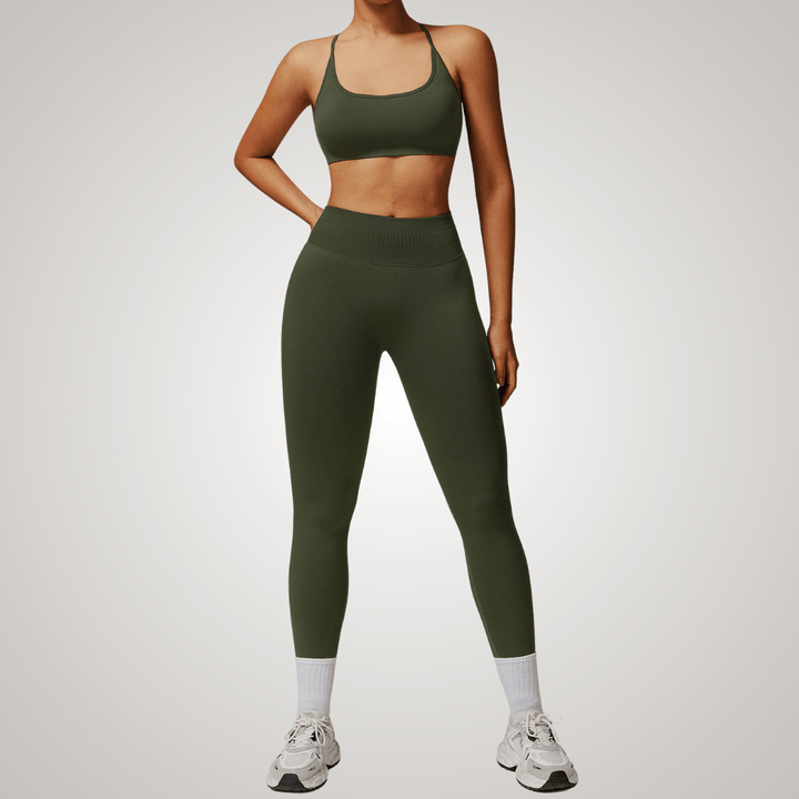 Valantomode | Seamless High-Waisted Yoga Leggings for Women - Bum-Lifting, Tummy Control, Perfect for Workouts & Gym