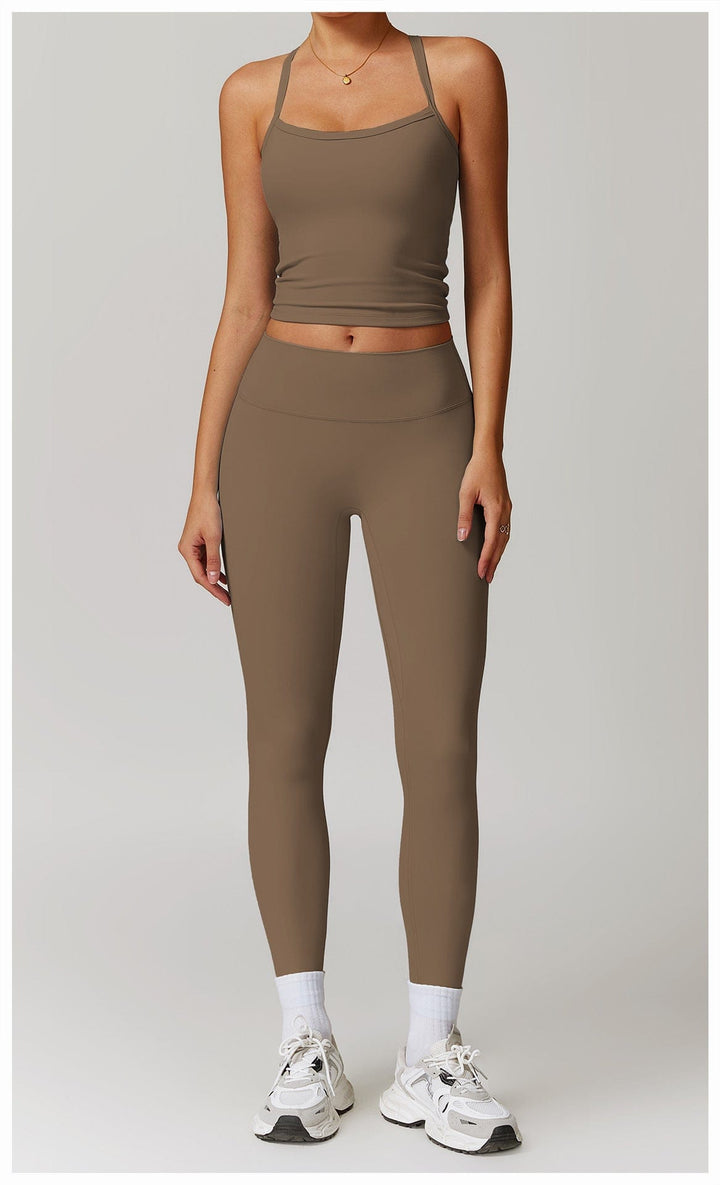 Valantomode | High-Waisted Hip-Enhancing Activewear Leggings for Gym and Sports