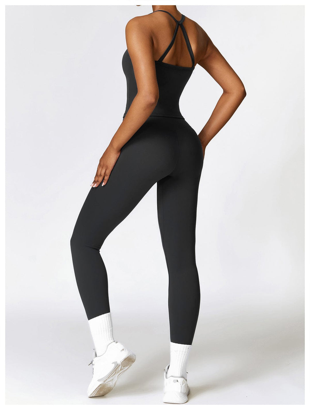Valantomode | High-Waisted Hip-Enhancing Activewear Leggings for Gym and Sports