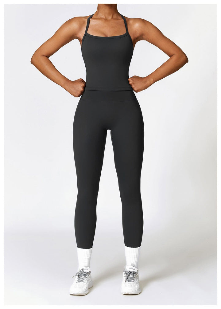 Valantomode | High-Waisted Hip-Enhancing Activewear Leggings for Gym and Sports