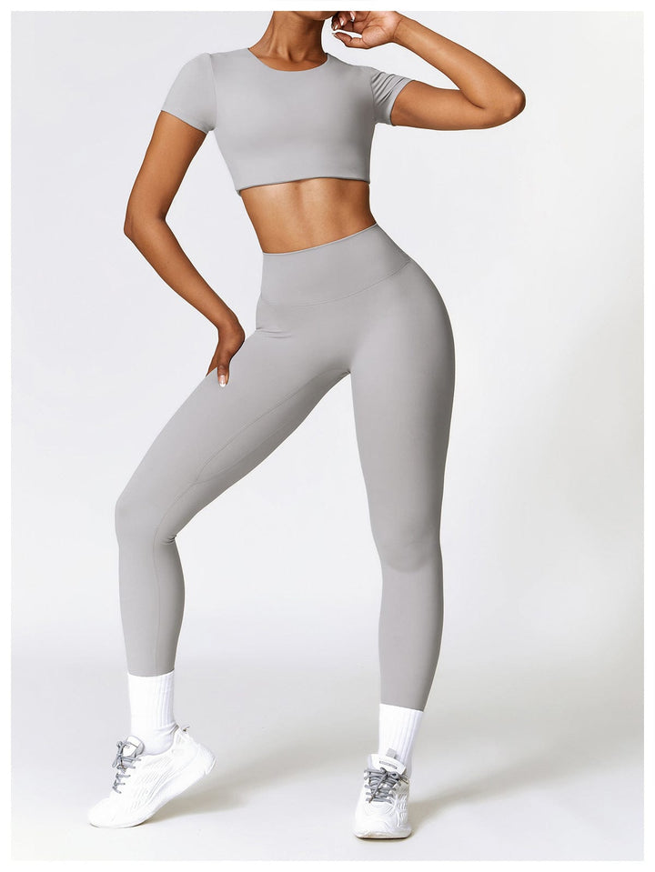 Valantomode | High-Waisted Hip-Enhancing Activewear Leggings for Gym and Sports