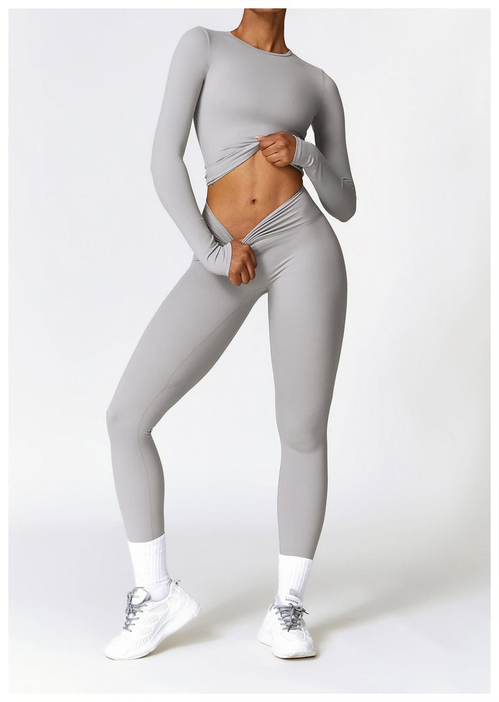 Valantomode | High-Waisted Hip-Enhancing Activewear Leggings for Gym and Sports