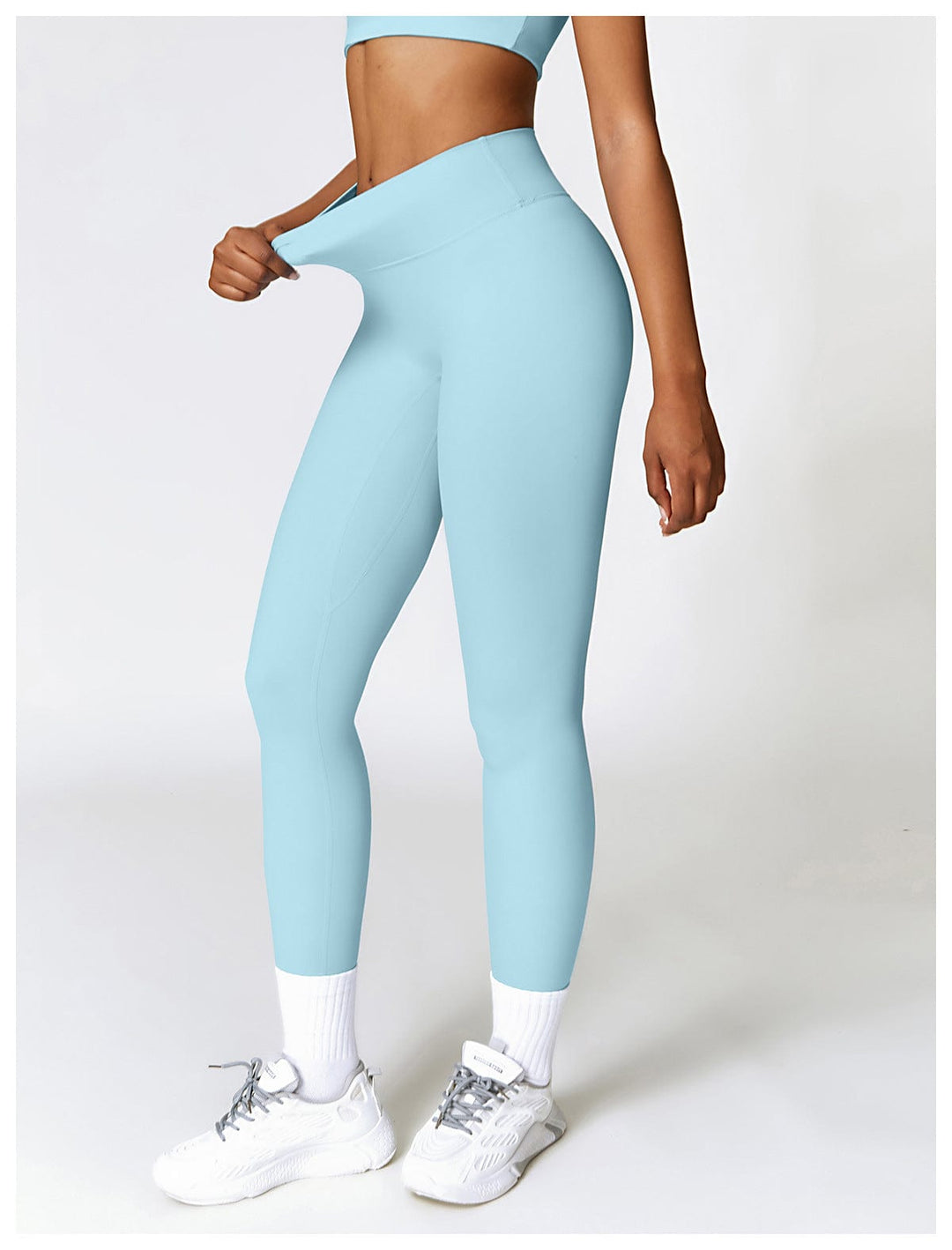 Valantomode | High-Waisted Hip-Enhancing Activewear Leggings for Gym and Sports