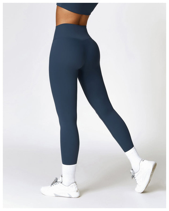 Valantomode | High-Waisted Hip-Enhancing Activewear Leggings for Gym and Sports