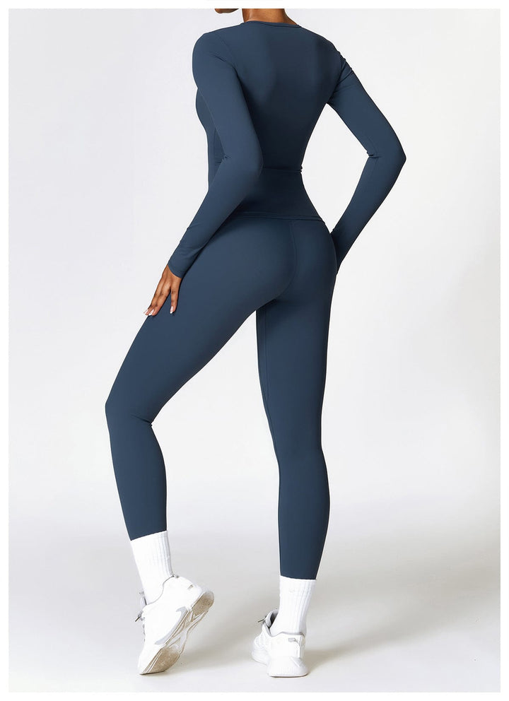 Valantomode | High-Waisted Hip-Enhancing Activewear Leggings for Gym and Sports