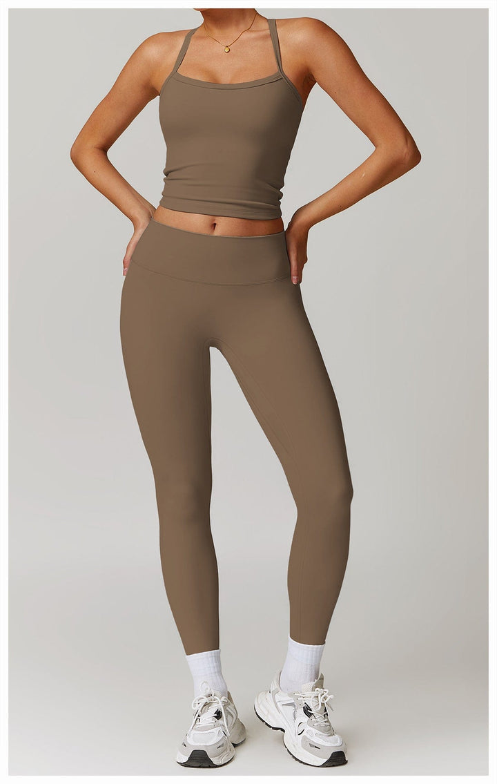 Valantomode | High-Waisted Hip-Enhancing Activewear Leggings for Gym and Sports