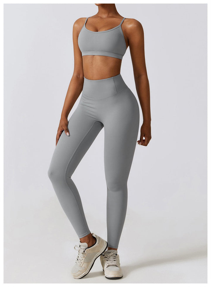 Valantomode | High-Waisted Tummy Control Leggings for Women - Shaping Gym Wear