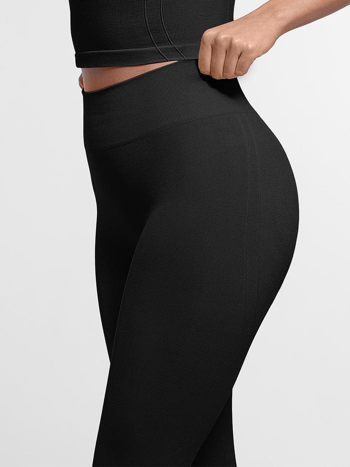 Valantomode | Double-Layer Seamless Shaping Yoga Leggings for a Bum Lift