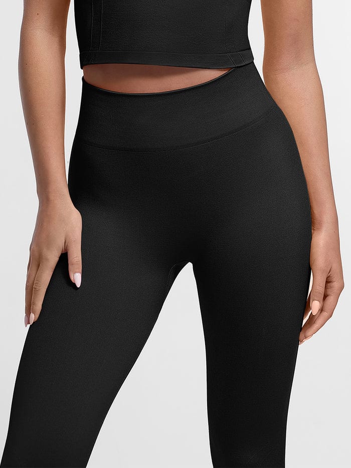 Valantomode | Double-Layer Seamless Shaping Yoga Leggings for a Bum Lift