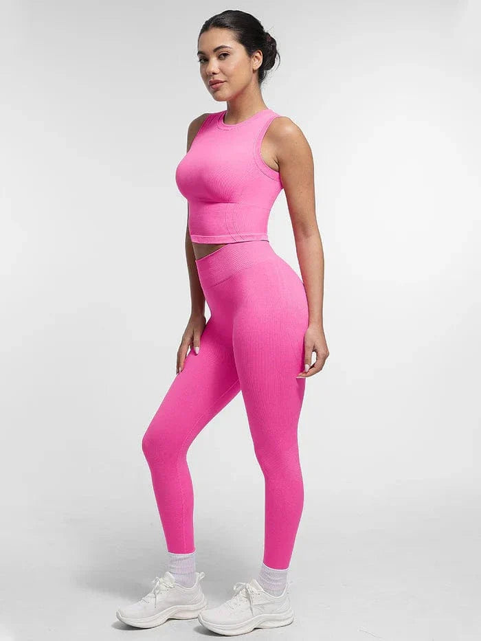 Valantomode | Double-Layer Seamless Shaping Yoga Leggings for a Bum Lift