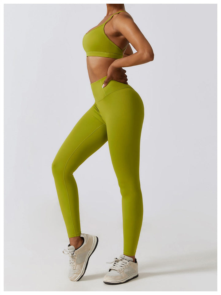 Valantomode | High-Waisted Tummy Control Leggings for Women - Shaping Gym Wear