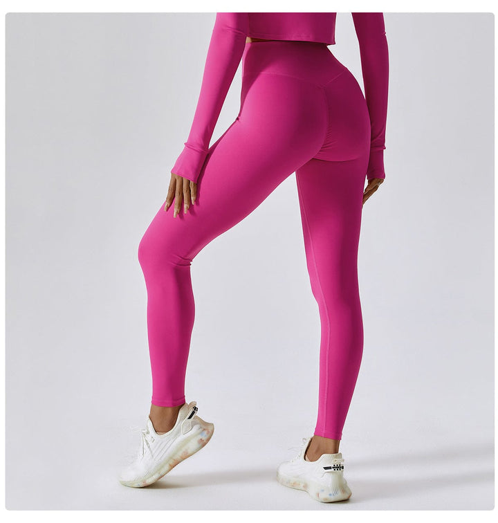 Valantomode | High-Waisted Tummy Control Leggings for Women - Shaping Gym Wear